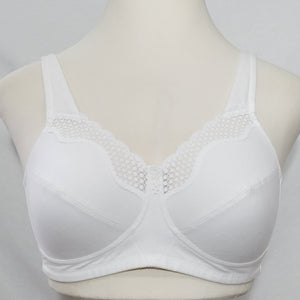 Exquisite Form 535 Cotton Wire Free Bra 36B White NEW WITHOUT TAGS - Better Bath and Beauty