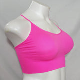 Everlast Wire Free Low Impact Racerback Sports Bra LARGE Bright Pink NWT - Better Bath and Beauty