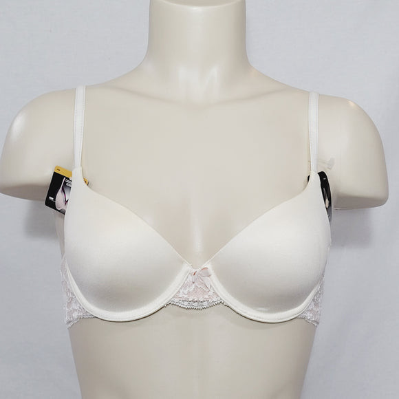 Maidenform 9441 Comfort Devotion Embellished Demi Underwire Bra 34A Ivory NWT - Better Bath and Beauty