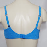 Hanes HU02 HP02 Ultimate T-Shirt Soft Underwire Bra 34C Blue NWT - Better Bath and Beauty