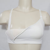 Two Hearts Maternity Nursing Molded Wire Free Bra SMALL White NEW WITHOUT TAGS - Better Bath and Beauty