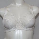 Leading Lady 504 "Where's-the-Wire?" Flexible Underwire Bra 38D White - Better Bath and Beauty