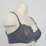 Le Mystere 8235 Comfort Chic Balconette UW Bra 32C Black Heather NWT - Better Bath and Beauty