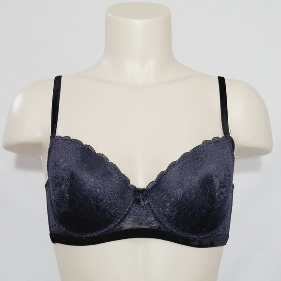 Fredericks of Hollywood Ria Rose Lace Covered Lightly Padded Underwire Bra 34C Black NWT - Better Bath and Beauty