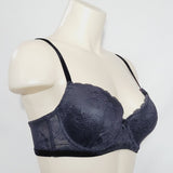 Fredericks of Hollywood Ria Rose Lace Covered Lightly Padded Underwire Bra 34C Black NWT - Better Bath and Beauty