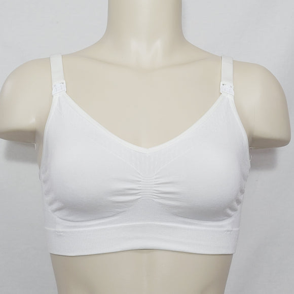 Medela Basics Collection Seamless Nursing Wire Free Bra Size XX-LARGE White NWT - Better Bath and Beauty