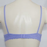 DISCONTINUED Maidenform 7180 One Fabulous Fit Embellished Push Up UW Bra 34A Blue NWT - Better Bath and Beauty