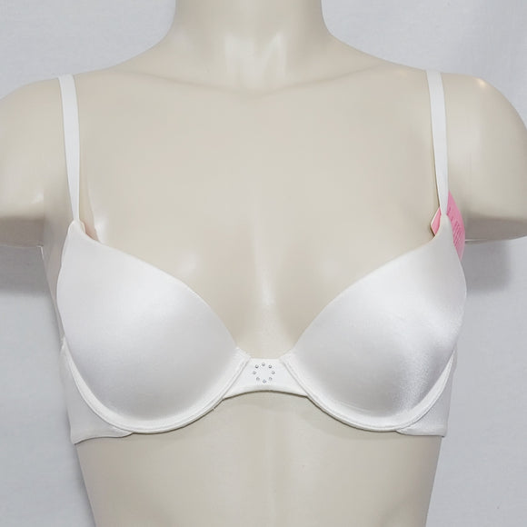 Maidenform 9729 Custom Lift Satin Demi Underwire Bra 36A White NEW WITH TAGS - Better Bath and Beauty