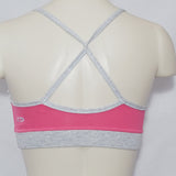 Champion N9575 Crossback Wire Free Sports Bra XS Bright Pink & Gray NWT - Better Bath and Beauty