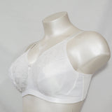 Exquisite Form 2526 Comfort Band Wire Free Lace Trim Bra 44C White NWOT - Better Bath and Beauty