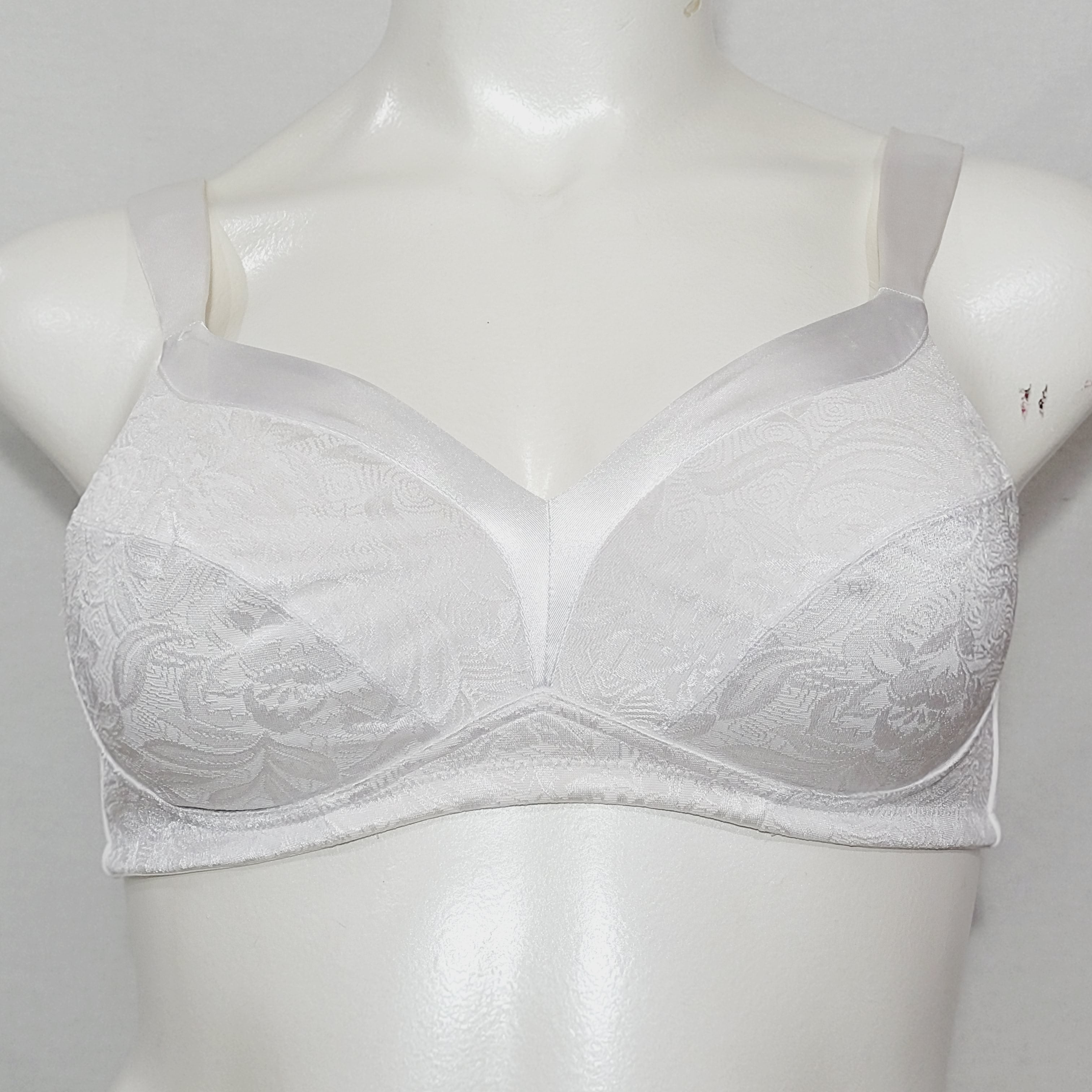 Underwire in 50A Bra Size White by Leading Lady Comfort Strap Plus Size
