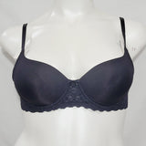 Lily Of France 2111541 Smooth Cup Lace Overlay Convertible UW Bra 38C Black NWT - Better Bath and Beauty