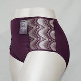 Ava & Viv High Waist Bonded Briefs with Lace 3X Embassy Purple - Better Bath and Beauty