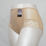 Ava & Viv High Waist Lace Briefs with Lace 3X Honey Beige - Better Bath and Beauty