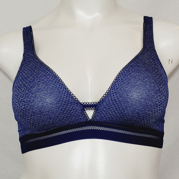 b.tempt'd 910258 by Wacoal Spectator Triangle Bralette XL X-LARGE Blue NWT - Better Bath and Beauty