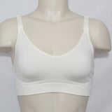 Medela Basics Collection Seamless Maternity Nursing Wire Free Bra Size LARGE Ivory NWT - Better Bath and Beauty