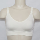 Medela Basics Collection Seamless Maternity Nursing Wire Free Bra Size XL X-LARGE Ivory NWT - Better Bath and Beauty