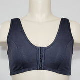 Dr. Rey's Shapewear 90% Cotton Front Close Wire Free Bra SMALL Black NWT - Better Bath and Beauty