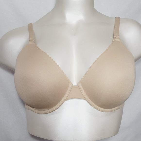 Two Hearts Maternity Nursing Molded Lace Trim Underwire Bra 40E Nude NWT - Better Bath and Beauty