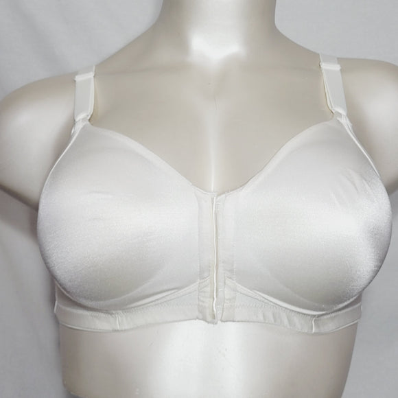 Playtex Secrets 4930 Sensationally Sleek Wire Free Front Closure Bra 38C White - Better Bath and Beauty