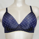 Motherhood Maternity Nursing Wire Free Bra 38E Navy Blue and Lime Green - Better Bath and Beauty