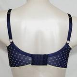 Motherhood Maternity Nursing Wire Free Bra 38E Navy Blue and Lime Green - Better Bath and Beauty