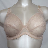 Goddess 802 Unlined Lace Underwire Bra 38DDD/38E Nude - Better Bath and Beauty