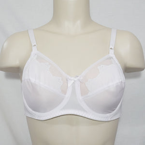 Bali 180 0180 Flower Underwire Bra 34DDD White NEW WITH TAGS - Better Bath and Beauty