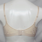 Hanes HU08 HP08 G260 Wire Free Soft Cup Bra LARGE Nude DOTS NWT - Better Bath and Beauty