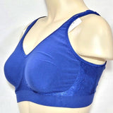 Bali 3484 Comfort Revolution Smart Sizes Wireless Bra SMALL In The Navy - Better Bath and Beauty