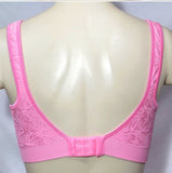 Bali 3484 Comfort Revolutions Smart Sizes Wireless Bra SMALL Pink FLORAL - Better Bath and Beauty