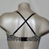 Gilligan O'Malley Foam Lined Molded Cup Underwire Bra 38C ZEBRA Black & White - Better Bath and Beauty