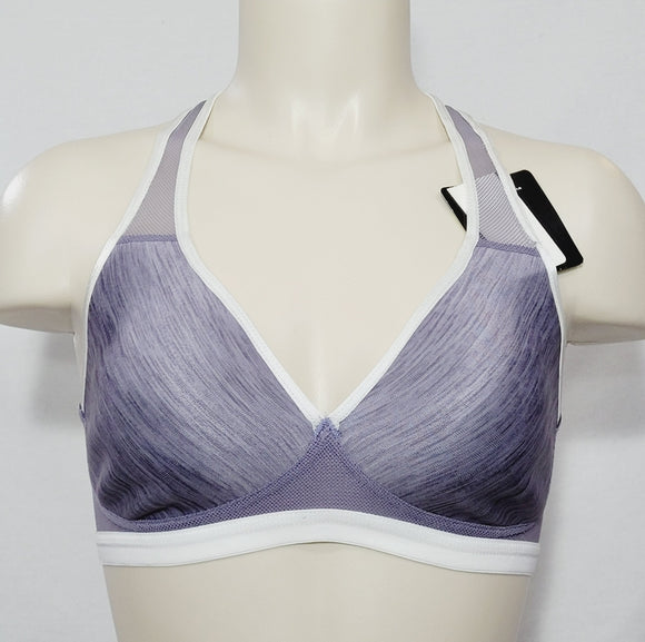 Wacoal 856234 Soft Cup Racerback Wire Free Sports Bra 32D Gray & White NWT - Better Bath and Beauty