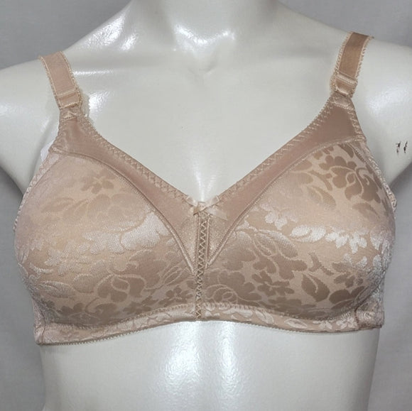 Bali 3372 R571 S123 Double Support Lace Wirefree Bra 36D Nude NEW WITH TAGS - Better Bath and Beauty