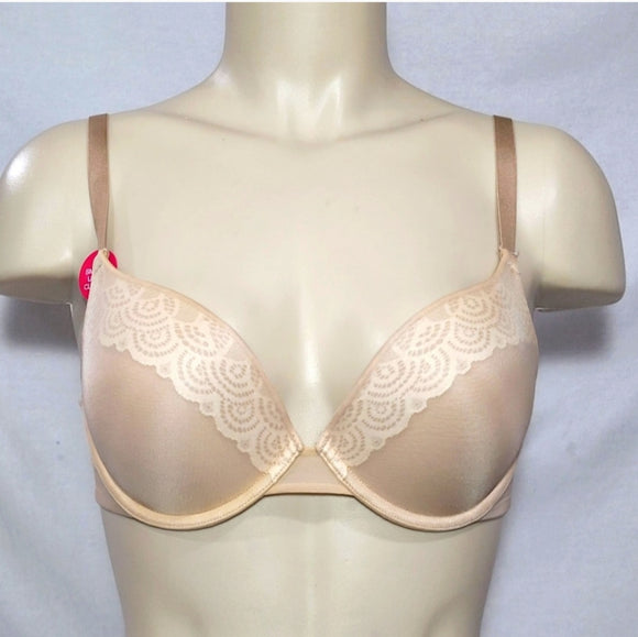 Lily of France 2175300 Smooth & Sleek Push Up Underwire Bra 34A Nude NWT - Better Bath and Beauty