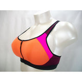 Champion N9643 Power Shape Max Zip Front Wire Free Sports Bra XS X-SMALL Papaya Pink - Better Bath and Beauty