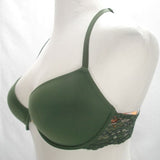 Gilligan O'Malley Front Close Everyday Lace Racerback UW Bra 34D Moss Green - Better Bath and Beauty