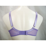Alegro Lingerie Unlined Semi Sheer Lace 3-Part Cup Underwire Bra 32C Lavender NWT - Better Bath and Beauty
