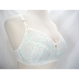 Amoena 43920 Adriana Lace Wire Free Mastectomy Bra 32A Teal & Ivory NWT - Better Bath and Beauty