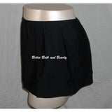 Aqua Couture Swim Suit Skirt Skirtini Skort Swim Bottom Size 24W Black NWT - Better Bath and Beauty