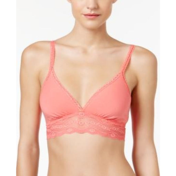 b.tempt'd by Wacoal 935182 b.adorable Wire Free Bralette SMALL Coral NWT - Better Bath and Beauty