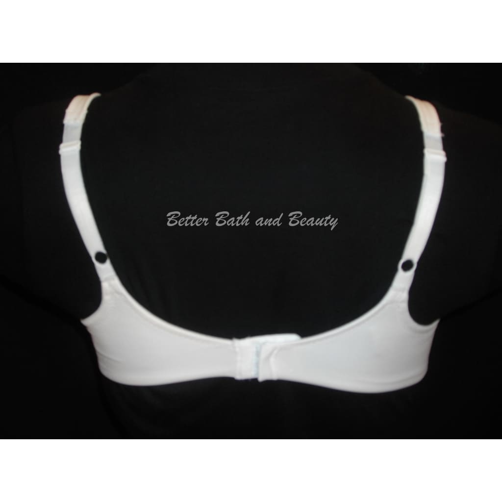 BALI Classic Support 46D White Underwire Bra Unlined Wide Back