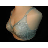 Bali 3372 Double Support Spa Closure Wire Free Bra 36C Light Blue - Better Bath and Beauty