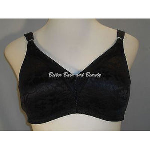 Bali 3372 Double Support Spa Closure Wire Free Bra 40C Black NEW WITH TAGS - Better Bath and Beauty