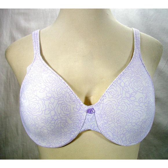Bali 3562 Satin Tracings Underwire Bra 36D White NEW WITH