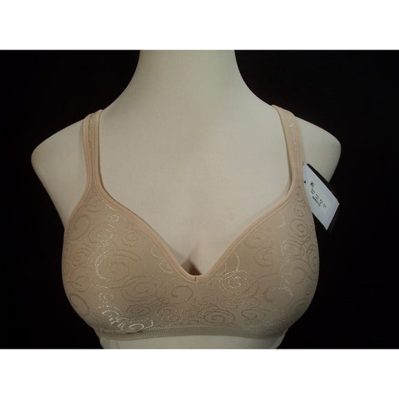 Bali 3820 S121 Double Support Wirefree Bra 38B Black NEW