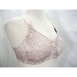Bali 3820 Flexible Support Wirefree Wire Free Bra 38B Pink Chic Lace NWT - Better Bath and Beauty