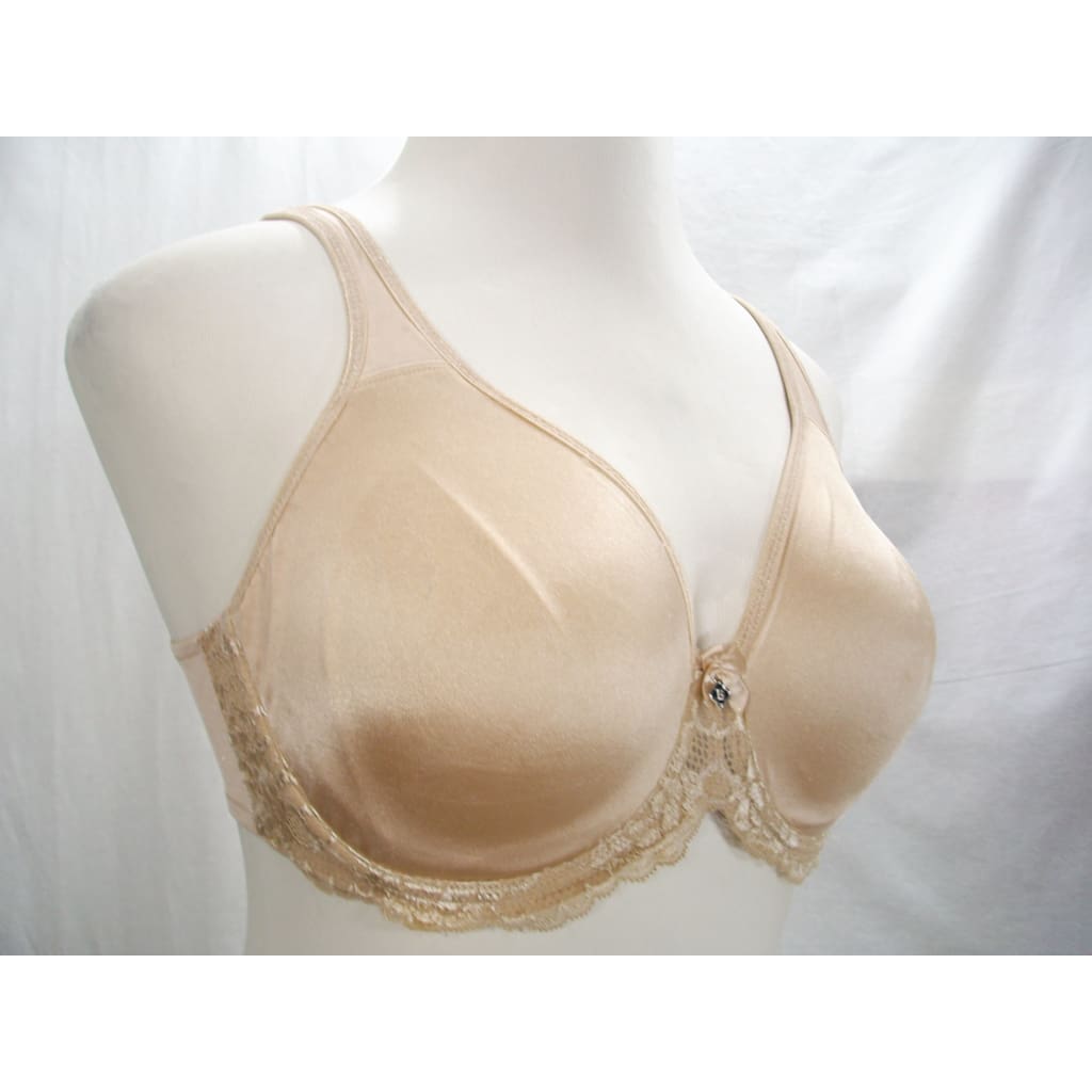 Breezies Lace Trimmed Unlined Seamless Cup Underwire Bra 36D