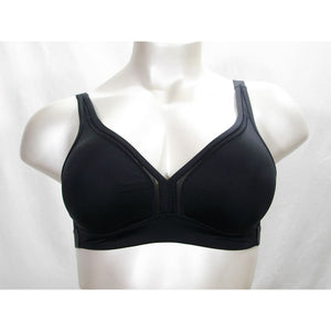 Cacique Unlined Wire Free Soft Cup Bra 38C Black