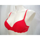 Calvin Klein F2597 Perfectly Fit Lace Trim Underwire Push Up Bra 32C Pink - Better Bath and Beauty